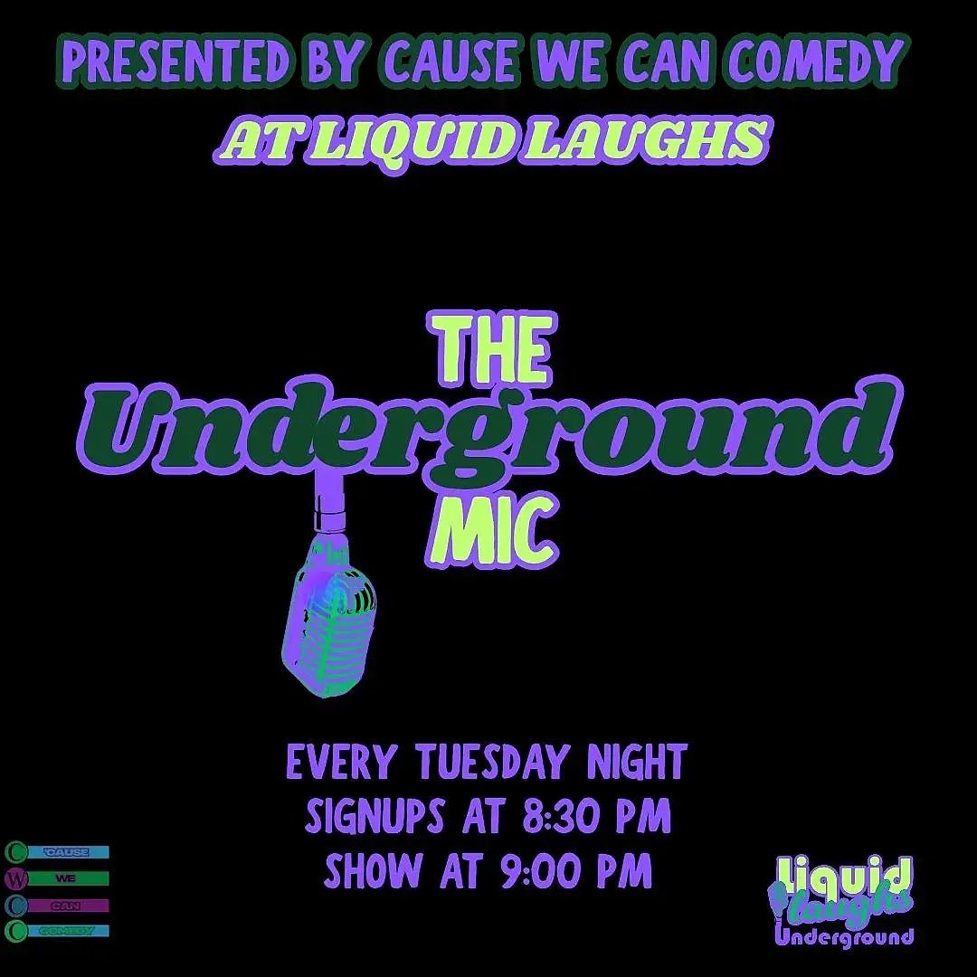 Liquid Laughs Underground Comedy Mic! - 22 September 2026