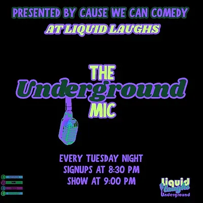 Liquid Laughs Underground Comedy Mic! - 22 September 2026
