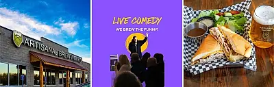 We Brew the Funny! Comedy Series hosted by Artisanal Brew Works 10/10/26