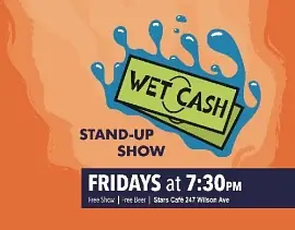 Wet Cash! Free Beer and Comedy for Mayday Space! - comedy show