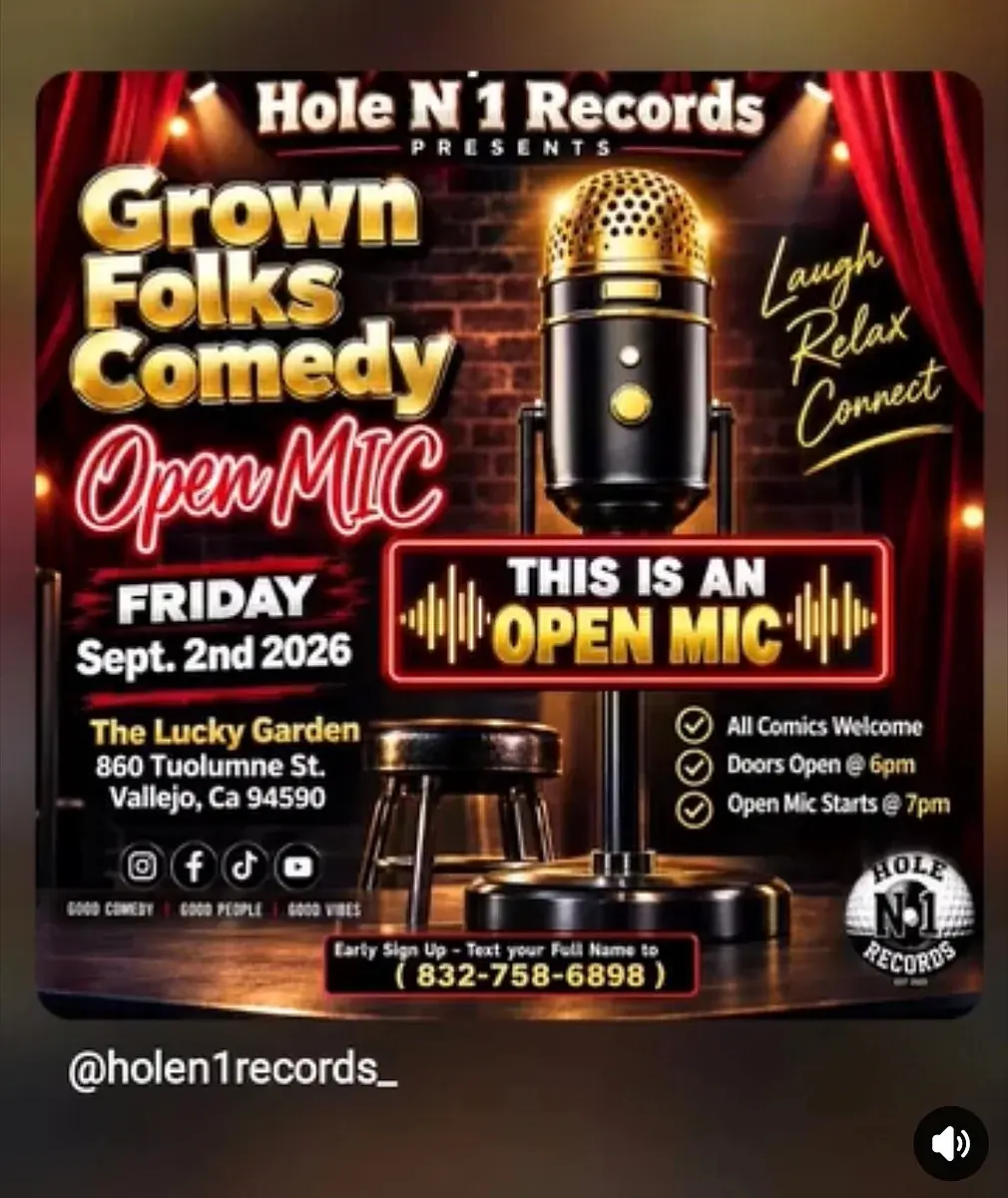 GFC Open Mic Lucky Garden Vallejo
