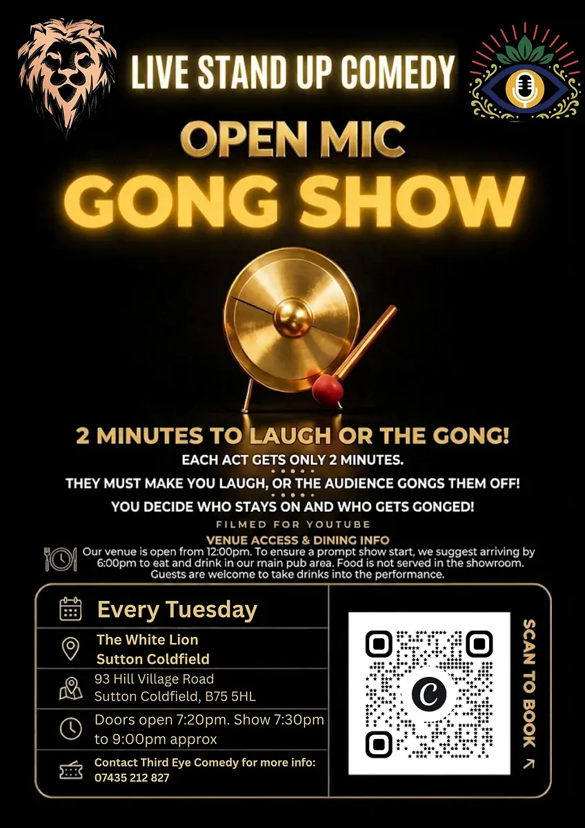 Live Stand Up Comedy At The White Lion With Third Eye Comedy