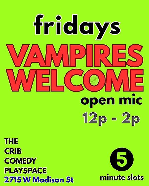 Vampires Welcome - comedy show