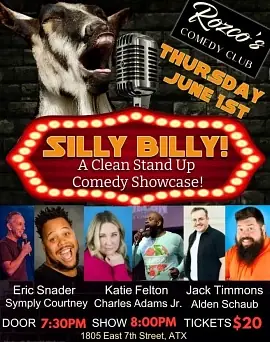Silly Billy: A Clean Stand Up Comedy Showcase!