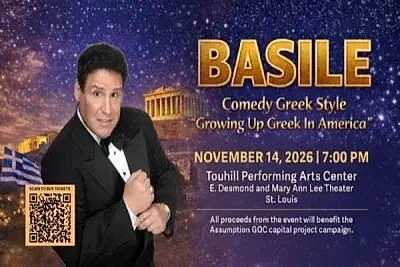 Growing Up Greek in America: Comedy Show with Basile