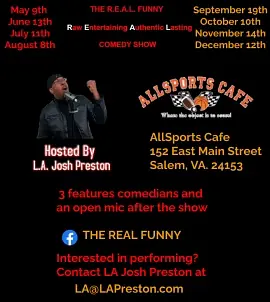 The R.E.A.L. Funny Comedy Show/Open Mic - comedy show