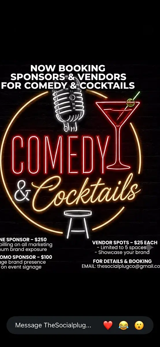Comedy and cocktails 