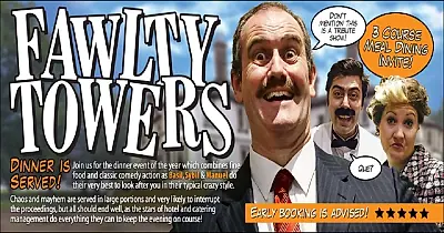 Fawlty Towers Comedy Dinner Show - 30/10/2026 Aylesbury