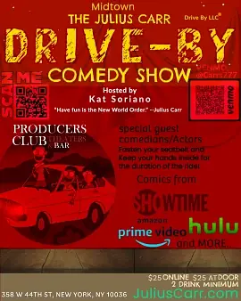 Drive-by Comedy Show Presents: Julius Carr & Friends - comedy show