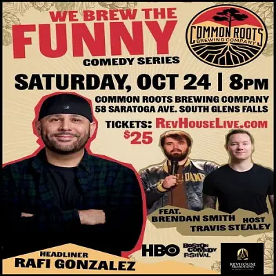 We Brew the Funny! Comedy Series hosted by Common Roots Brewing Company October 24th