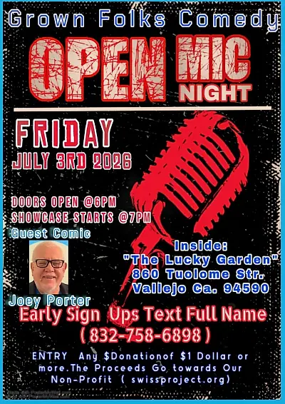 GFC Open Mic Lucky Garden Vallejo