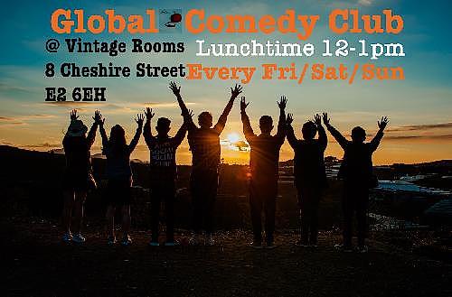 Global Comedy Club Lunchtime 12pm Free - comedy show