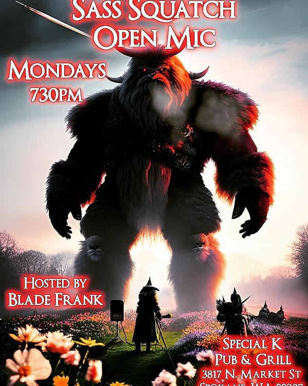 Sass Squatch Open Mic - comedy show