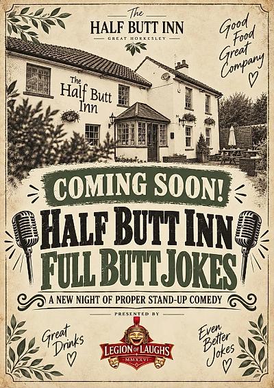 Full Butt Jokes at the Half Butt Inn