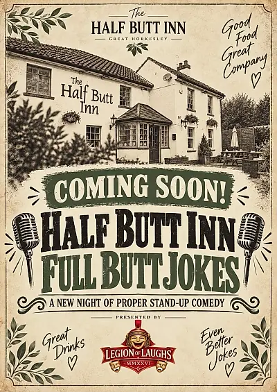 Full Butt Jokes at the Half Butt Inn