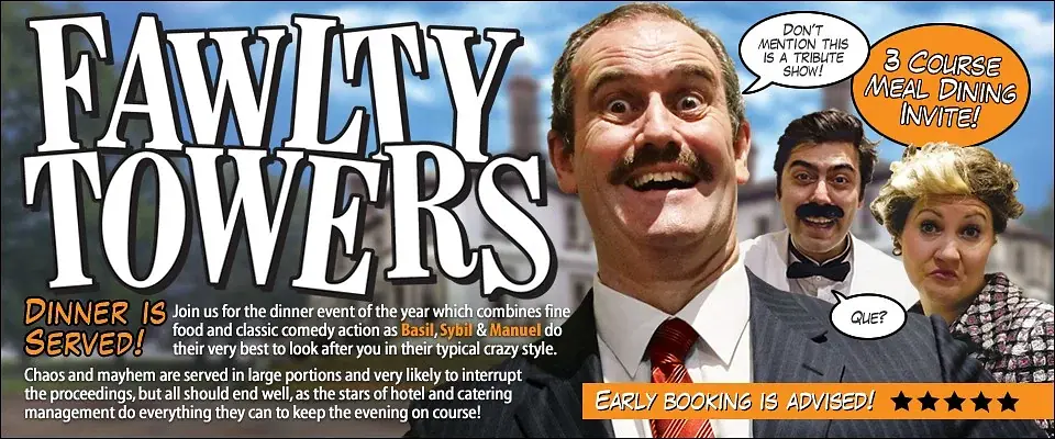 Fawlty Towers Comedy Dinner Show - 20/11/2026 Lincoln