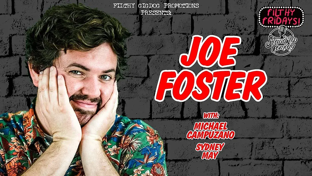 FILTHY FRIDAYS with JOE FOSTER: Brighton, 7 August 2026