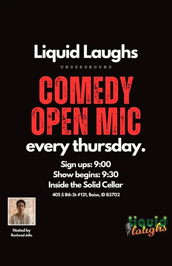Comedy Open Mic! Liquid Laughs Underground! - 17 September 2026