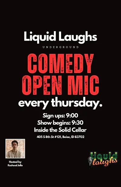 Comedy Open Mic! Liquid Laughs Underground! - 17 September 2026