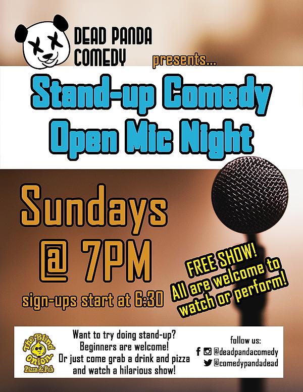 Dead Panda Comedy Open Mic - comedy show