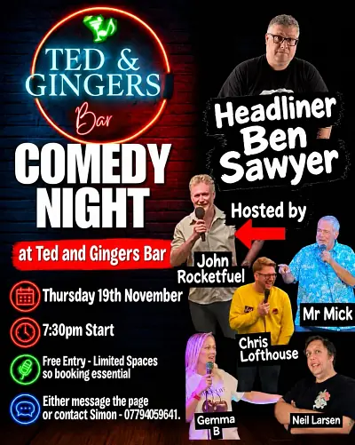 Ted and Gingers Comedy Night