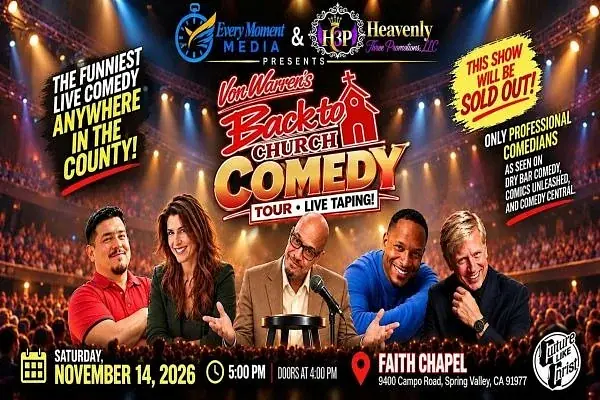 Von Warren's Back To Church Comedy Tour