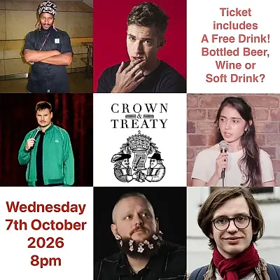 Comedy @ The Crown and Treaty Uxbridge Ticket Includes a FREE DRINK : Russell Hicks plus guests