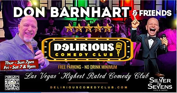 Delirious Comedy Club Presents Don Barnhart & Friends - comedy show