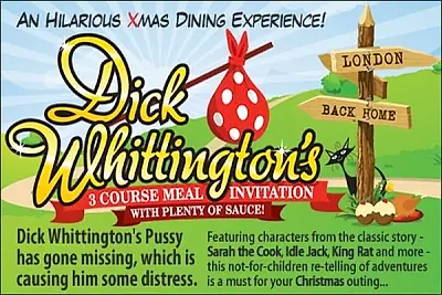 Dick Whittington Interactive Dinner Show 03/12/2026 Bristol