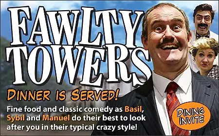 Fawlty Towers Comedy Dinner Show - 16/10/2026 Lytham St Annes
