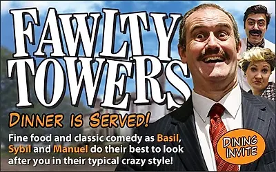 Fawlty Towers Comedy Dinner Show - 16/10/2026 Lytham St Annes