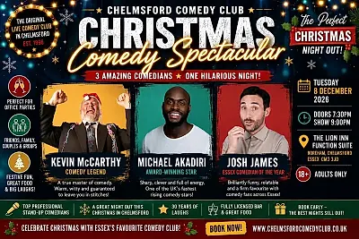 Chelmsford Christmas Comedy Spectacular - Festive Stand-Up Night with Kevin McCarthy, Michael Akadir
