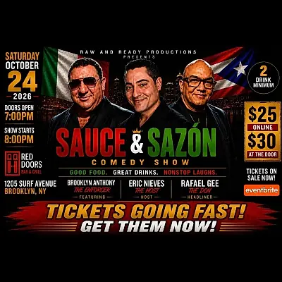 SAUCE AND SAZON COMEDY SHOW