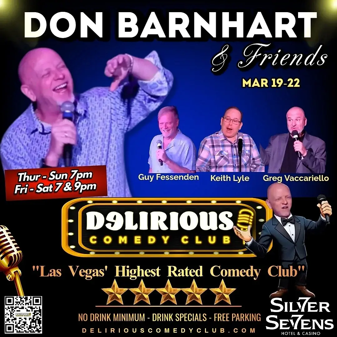 Delirious Comedy Club Presents Don Barnhart & Friends