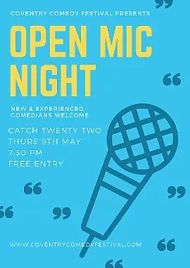 Coventry Comedy Festival Open Mic Night