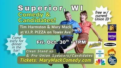 Mary Mack Stand Up Comedy in Superior, WI - October 30