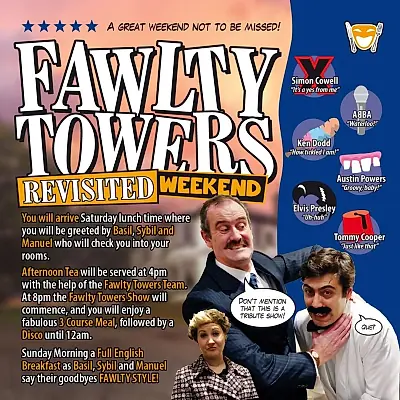 Fawlty Towers Revisited Weekend 15/08/2026
