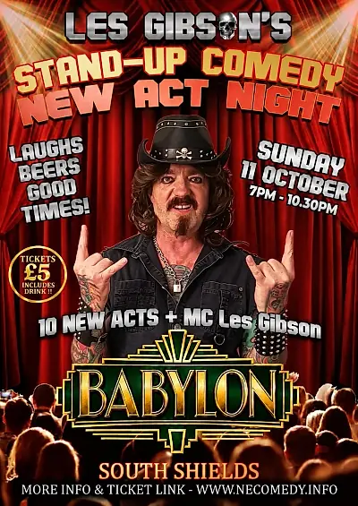 Les Gibson's New Act Night!