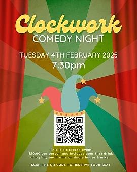 Comedy Takeover at the Clockwork Bar - comedy show