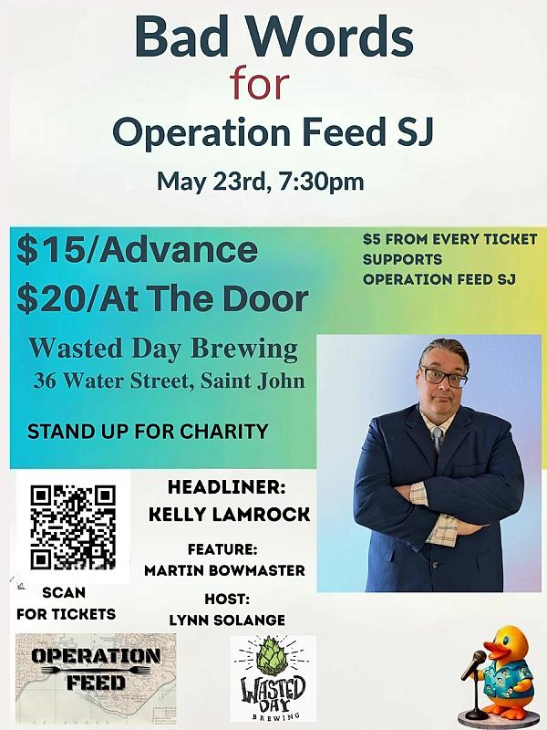 Bad Words for Operation Feed SJ - comedy show