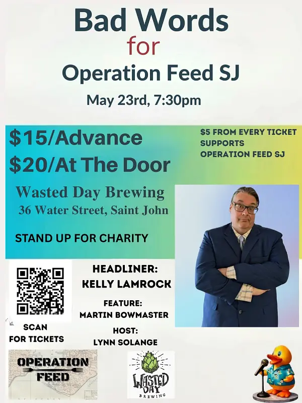 Bad Words for Operation Feed SJ - comedy show
