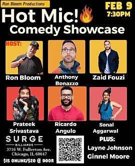 Hot Mic! Comedy Showcase - comedy show
