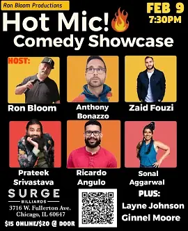 Hot Mic! Comedy Showcase - comedy show