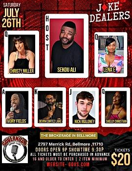 Joke Dealers at Bellmore 7/26 - comedy show