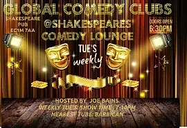 Global Comedy @Shakespeares Comedy Lounge