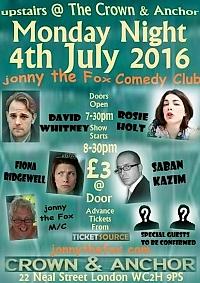 jonny the Fox Comedy Club - comedy show