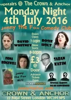 jonny the Fox Comedy Club - comedy show