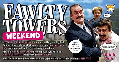 Fawlty Towers Christmas Weekend 07/11/2026 Portsmouth