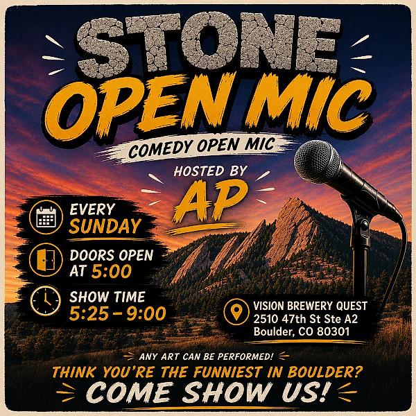 Stone Open Mic - comedy show