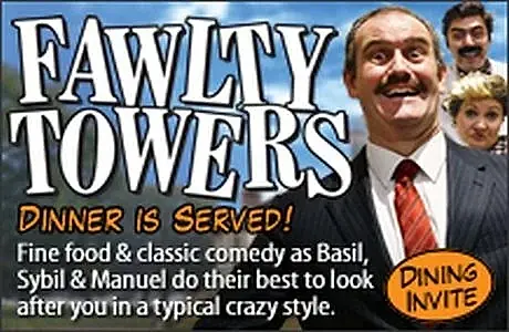 Fawlty Towers Comedy Dinner Show - 31/10/2026 Tewkesbury